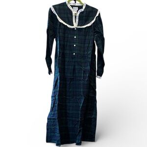 Lanz of Salzburg Plaid Nightgown size small